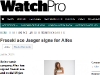 ALFEX Press Picture on Watchpro.com - Article by James Buttery